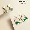 家簡生活精品時尚百貨-幾何菱形耳環