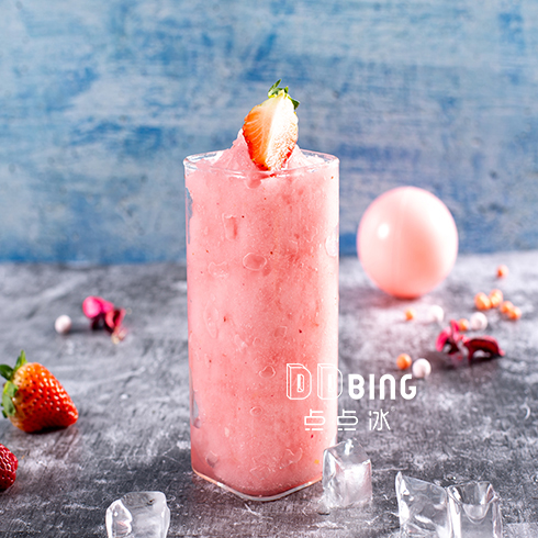 點點冰冰淇淋-草莓蜜桃雪沙