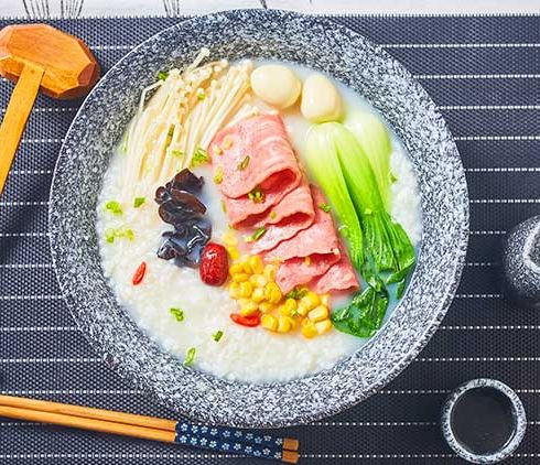 就湯下飯-培根山珍湯飯