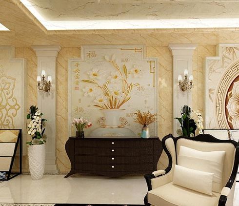 智樂(lè)居-花紋浮雕