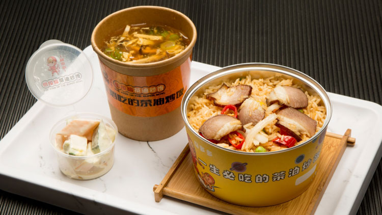 囧多多-臘肉炒飯套餐