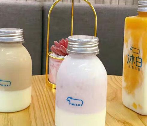 沐白奶茶-產品樣式