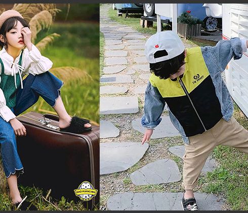 小黃麥童裝-洋氣西式風格套裝