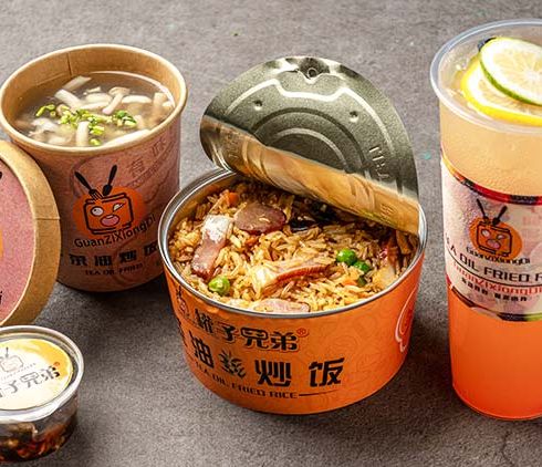 罐子兄弟茶油炒飯-罐頭炒飯套餐