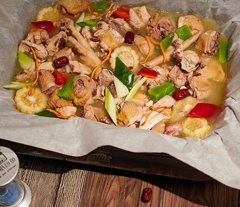 巴國無刺紙包魚-香濃雞湯