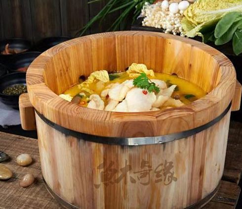 魚木奇緣木桶魚火鍋-金湯魚火鍋