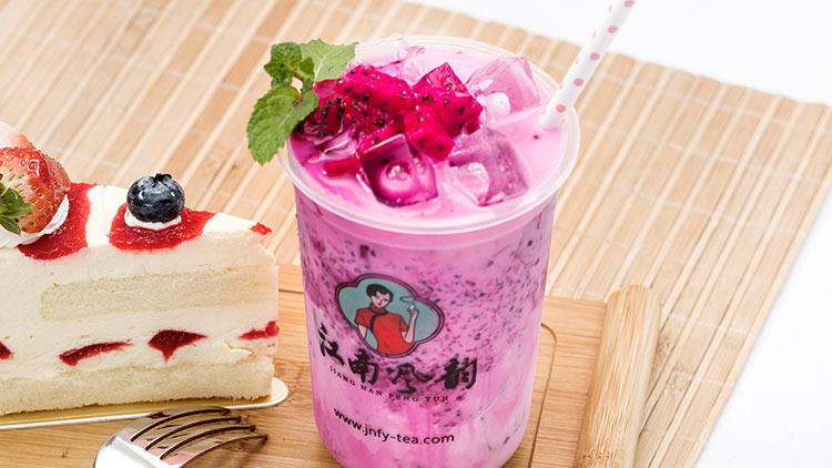 江南風韻奶茶-水果茶